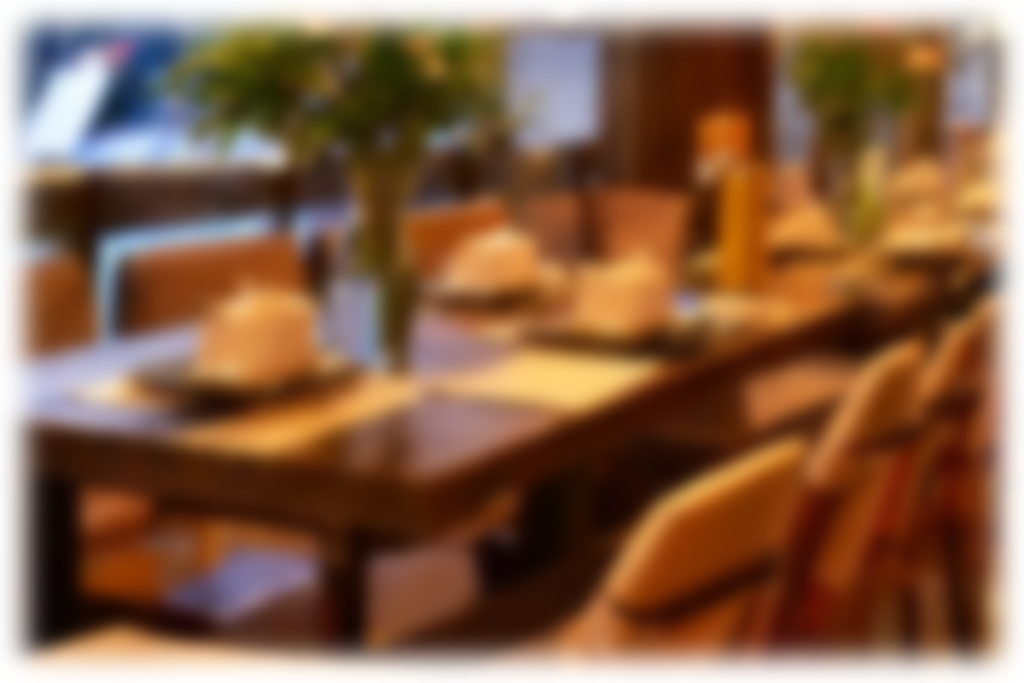 無人のレストランのイメージ